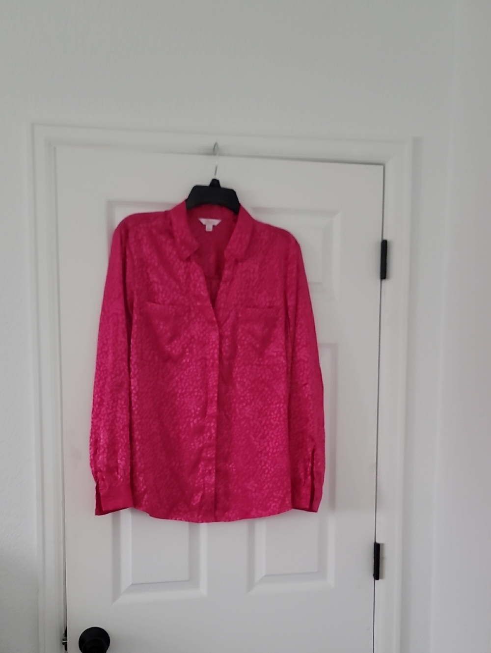 Candie's Hot Pink Button-Down Shirt